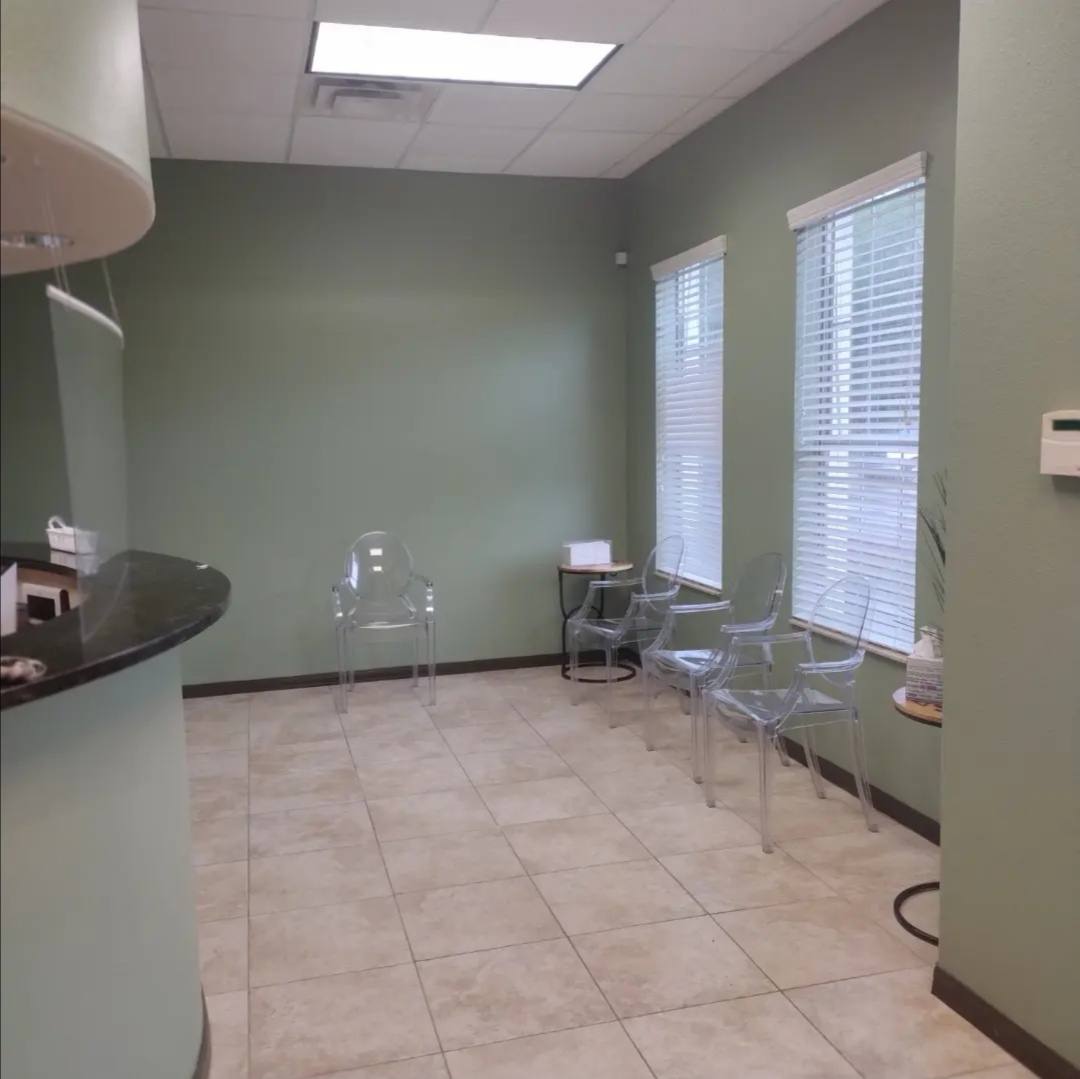 Interior repaint in sage green